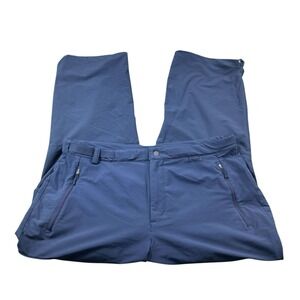 The North Face Blue Cargo Belt Women's Hiking Outdoor Pant Size 14 Mint